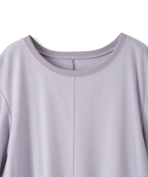 QUEENS COURT（クイーンズコート）の「ボリュームスリーブカットワンピース≪手洗い可能≫（ワンピース・レディース・ブラック/オフホワイト/パープル・M）」の7枚目の写真