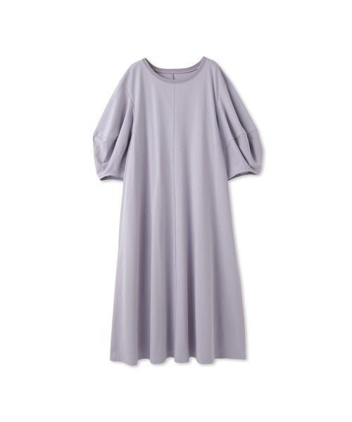 QUEENS COURT（クイーンズコート）の「ボリュームスリーブカットワンピース≪手洗い可能≫（ワンピース・レディース・ブラック/オフホワイト/パープル・M）」の5枚目の写真