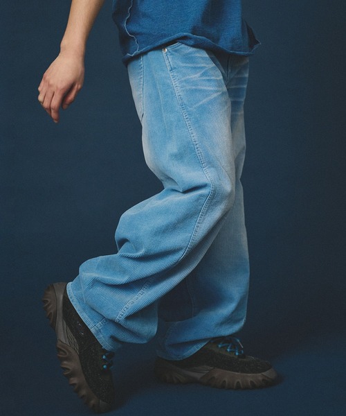 Hub&Spoke(ハブアンドスポーク)の「HUB&SPOKE コーデュロイ パンツ(その他パンツ・メンズ・インディゴブルー/ライトインディゴブルー/ダークインディゴブルー・MEDIUM/LARGE/X-LARGE)」の3枚目の写真