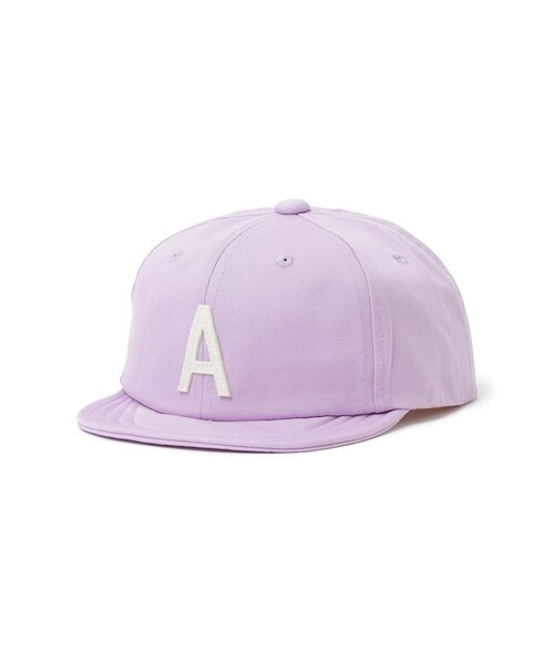 BEAMS mini（ビームスミニ）の「アルファベット ワッペン ツイルキャップ 2025FW（キャップ・キッズ・ネイビー/ベージュ/パープル系その他4・ONE SIZE）」の3枚目の写真