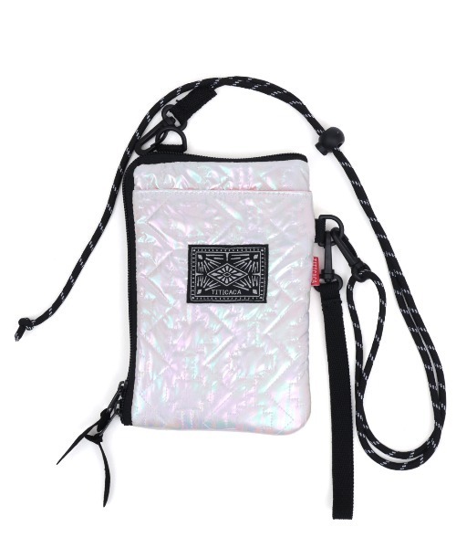 チチカカ（チチカカ）の「シャイニーキルティングスマホショルダーポーチ（ショルダーバッグ・レディース・ホワイト/シルバー/ゴールド・FREE）」の11枚目の写真