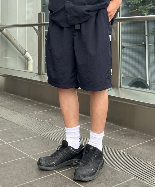 BROKEN BASE（ブロークンベース）の「4-Way Belted Shorts（その他パンツ・メンズ・ネイビー/ブラック・MEDIUM/LARGE）」の2枚目の写真