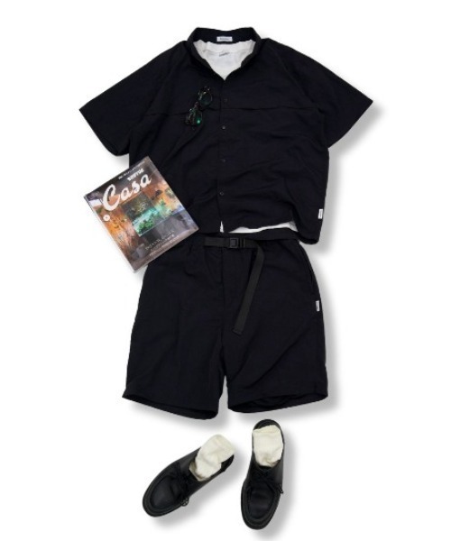 BROKEN BASE（ブロークンベース）の「4-Way Belted Shorts（その他パンツ・メンズ・ネイビー/ブラック・MEDIUM/LARGE）」の19枚目の写真