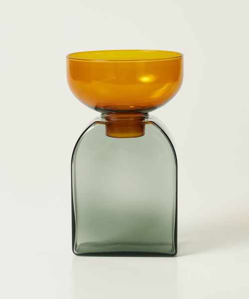 amabro(アマブロ)の「【amabro/アマブロ】TWO TONE VASE ツートン フラワーベース 耐熱ガラス 一輪挿し 水耕栽培(フラワーベース・レディース・グリーン系その他/グレー系その他/ブラウン系その他/ピンク系その他・フリー)」の10枚目の写真