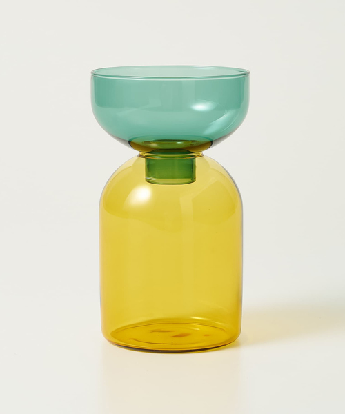 amabro(アマブロ)の「【amabro/アマブロ】TWO TONE VASE ツートン フラワーベース 耐熱ガラス 一輪挿し 水耕栽培(フラワーベース・レディース・グリーン系その他/グレー系その他/ブラウン系その他/ピンク系その他・フリー)」の12枚目の写真