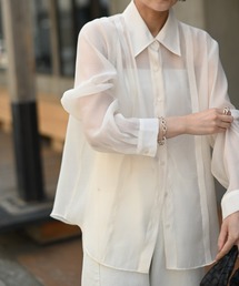 Marient | シアーラインシャツ(シャツ/ブラウス)