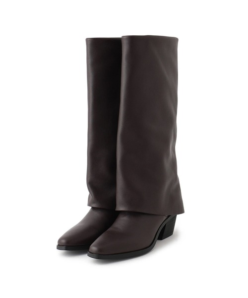 REMME(レメ)の「【REMME(レメ)】カバーロングブーツ(ブーツ・レディース・ブラック/ダークブラウン・38/37/36)」の5枚目の写真