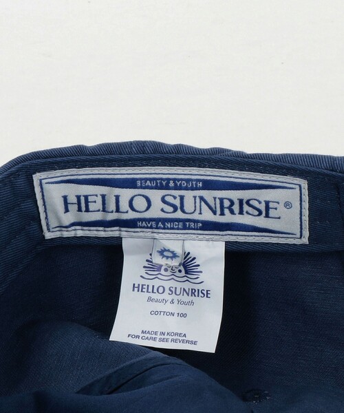 【HELLO SUNRISE】 Mini OG Logo Tee / 追跡付 HELLO SUNRISE Washed Two Tone Logo 6Panel Cap
