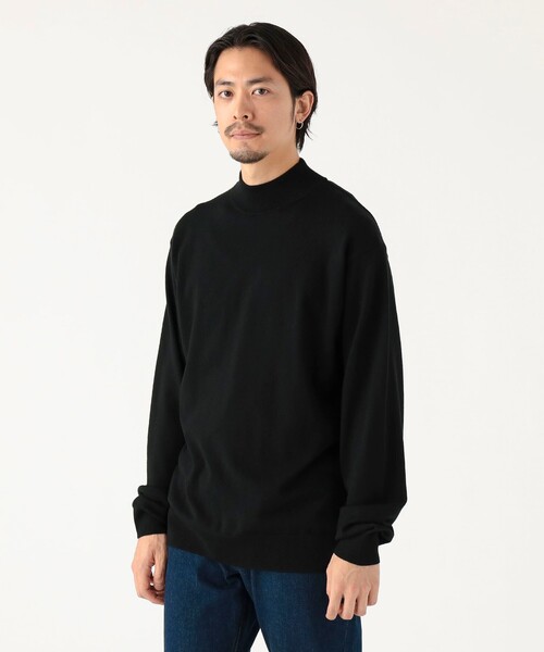 セール】14ゲージ モックネック ニット（ニット/セーター）｜B:MING by