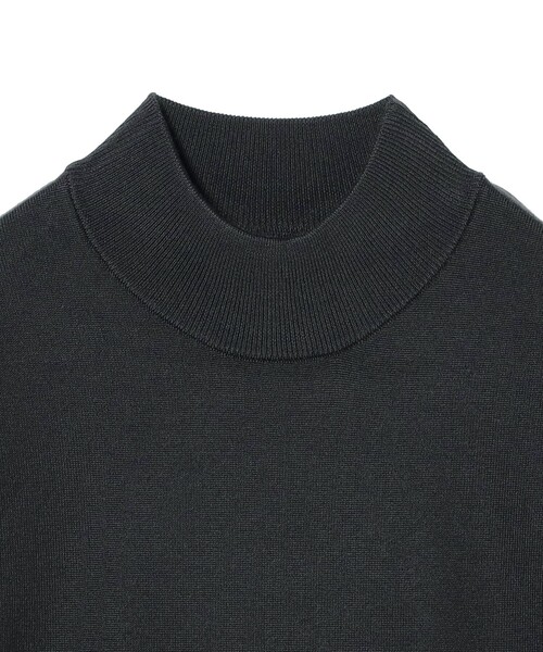 B:MING by BEAMS（ビーミングバイビームス）の「14ゲージ モックネック ニット（ニット/セーター・メンズ・チャコールグレー/ブラック・SMALL/MEDIUM/LARGE）」の11枚目の写真