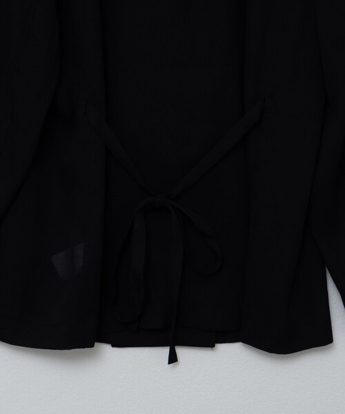 セール】ウォッシャブルリネン風シアージャケット（テーラード