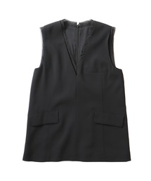 DRESSLAVEグレー ジップアップ ニットベスト 38 DRESSLAVE｜ドレスレイブのベスト通販 - ZOZOTOWN