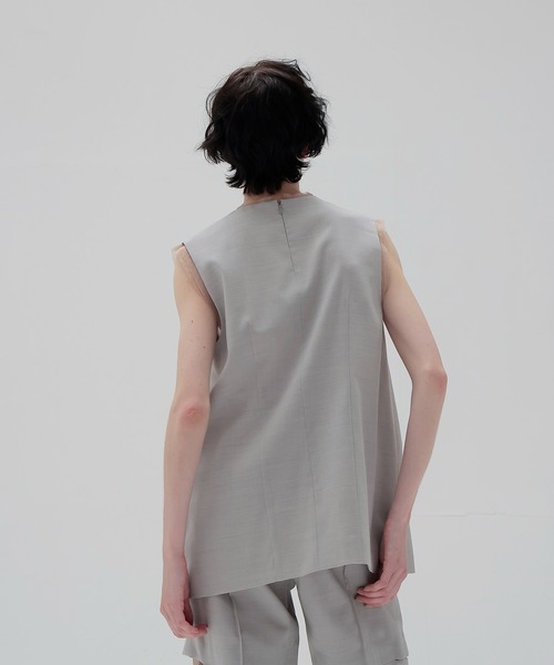DRESSLAVE(ドレスレイブ)の「suiting vest(スーツベスト)(ベスト・レディース・ブラック/グレー・38)」の10枚目の写真