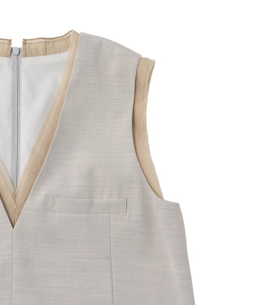 DRESSLAVE(ドレスレイブ)の「suiting vest(スーツベスト)(ベスト・レディース・ブラック/グレー・38)」の17枚目の写真