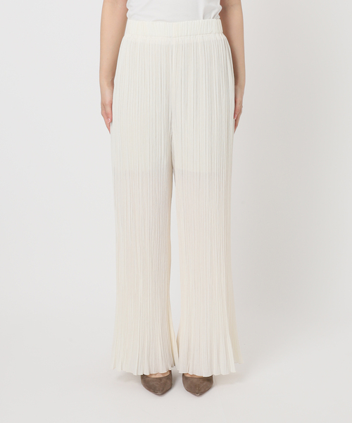 Noble（ノーブル）の「ファジーシフォンランダムプリーツパンツ（その他パンツ・レディース・ホワイト系その他・FREE）」の13枚目の写真