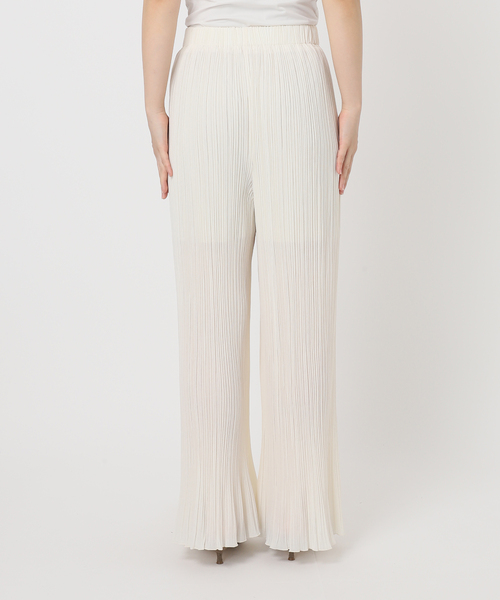 Noble（ノーブル）の「ファジーシフォンランダムプリーツパンツ（その他パンツ・レディース・ホワイト系その他・FREE）」の15枚目の写真