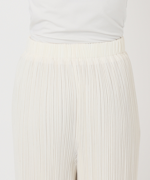 Noble（ノーブル）の「ファジーシフォンランダムプリーツパンツ（その他パンツ・レディース・ホワイト系その他・FREE）」の18枚目の写真