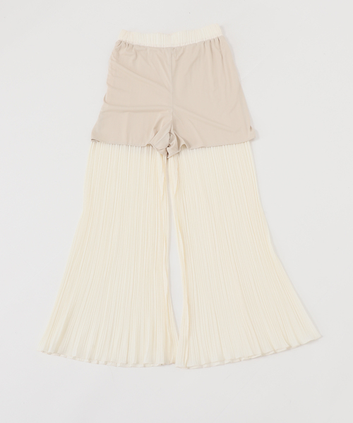 Noble（ノーブル）の「ファジーシフォンランダムプリーツパンツ（その他パンツ・レディース・ホワイト系その他・FREE）」の20枚目の写真