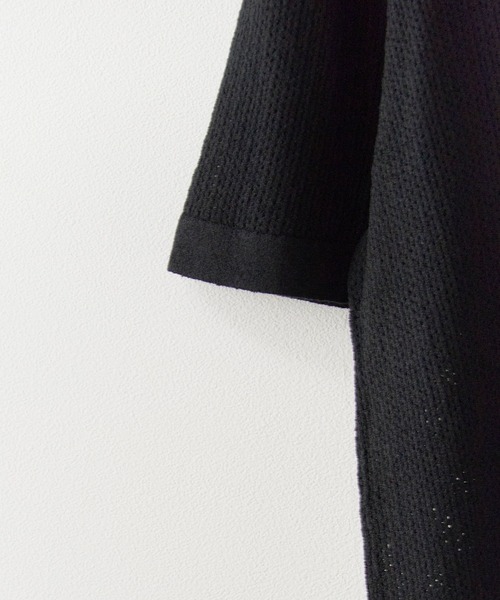 Theater code(シアターコード)の「Short Sleeve Mesh Tops / 半袖メッシュトップス(Tシャツ/カットソー・メンズ・ブラック/ホワイト・M/L)」の7枚目の写真