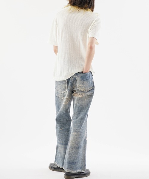 Theater code(シアターコード)の「Short Sleeve Mesh Tops / 半袖メッシュトップス(Tシャツ/カットソー・メンズ・ブラック/ホワイト・M/L)」の21枚目の写真