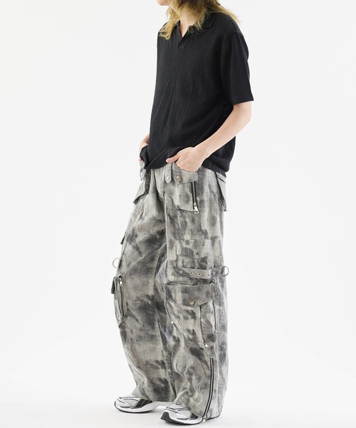 Theater code(シアターコード)の「Short Sleeve Mesh Tops / 半袖メッシュトップス(Tシャツ/カットソー・メンズ・ブラック/ホワイト・M/L)」の12枚目の写真