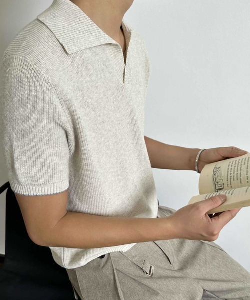 Theater code(シアターコード)の「Short Sleeve Mesh Tops / 半袖メッシュトップス(Tシャツ/カットソー・メンズ・ブラック/ホワイト・M/L)」の5枚目の写真