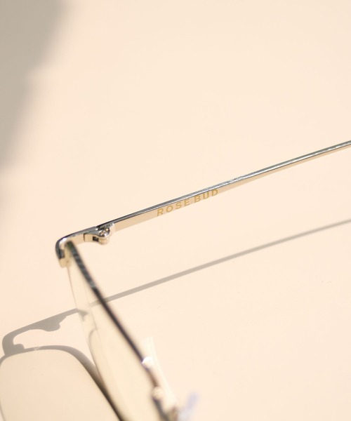 ROSE BUD（ローズバッド）の「RB METAL RIM GLASSES（メガネ・レディース・シルバー・ONE SIZE）」の9枚目の写真