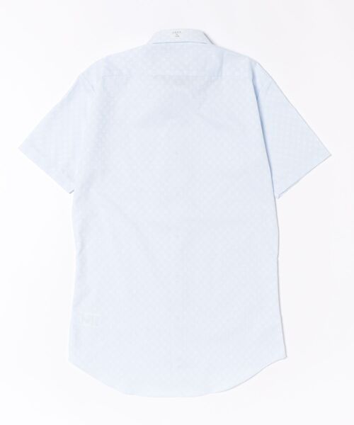 TOKYO SHIRTS(トウキョウシャツ)の「【超形態安定】 形態安定ノンアイロン ボタンダウン 半袖ビジネスワイシャツ(ビジネスシャツ・メンズ・サックスブルー・首回り43cm/首回り41cm/首回り39cm/首回り42cm/首回り37cm)」の7枚目の写真