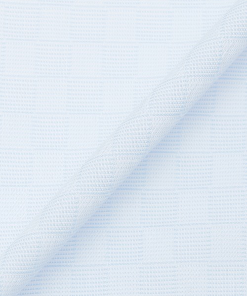 TOKYO SHIRTS(トウキョウシャツ)の「【超形態安定】 形態安定ノンアイロン ボタンダウン 半袖ビジネスワイシャツ(ビジネスシャツ・メンズ・サックスブルー・首回り43cm/首回り41cm/首回り39cm/首回り42cm/首回り37cm)」の5枚目の写真