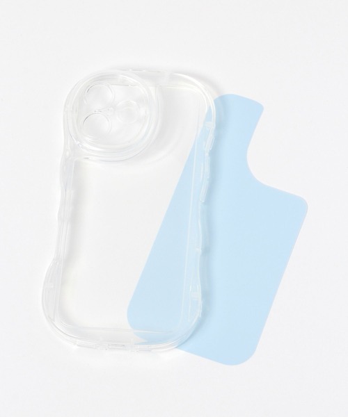 niko and...（ニコアンド）の「オリジナルニコロゴアクリルパーツ付きケース（iPhone16）（スマホケース/カバー・レディース・オレンジ/ライトブルー・0）」の4枚目の写真