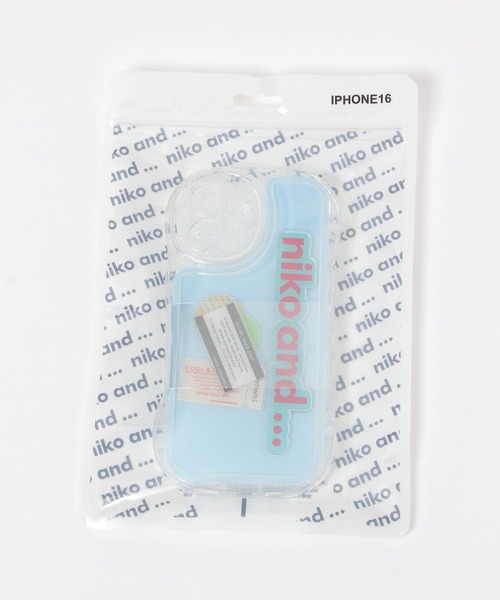 niko and...（ニコアンド）の「オリジナルニコロゴアクリルパーツ付きケース（iPhone16）（スマホケース/カバー・レディース・オレンジ/ライトブルー・0）」の15枚目の写真