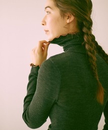 me.（ミードット）の「【 me. / ミードット 】merino washable wool タートルネック　me-23309　HPI（ニット/セーター）」