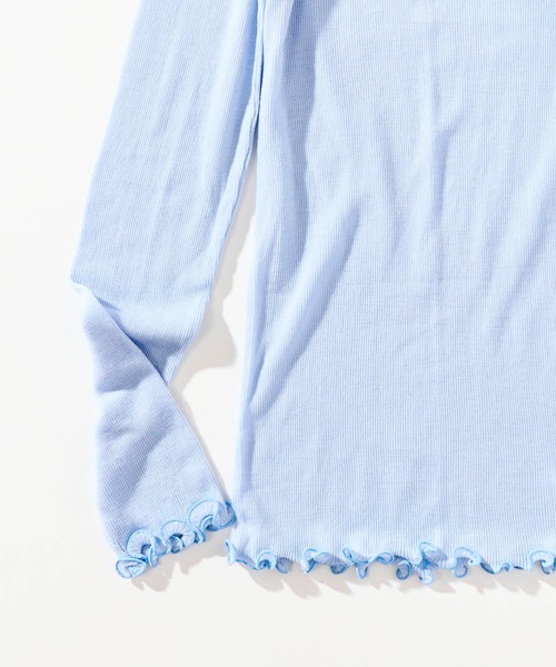 me.(ミードット)の「【 me. / ミードット 】merino washable wool タートルネック me-23309 HPI(ニット/セーター・レディース・イエロー/ベージュ/ライトブルー/グレイッシュベージュ/アイボリー/オフホワイト/チャコール・FREE)」の13枚目の写真