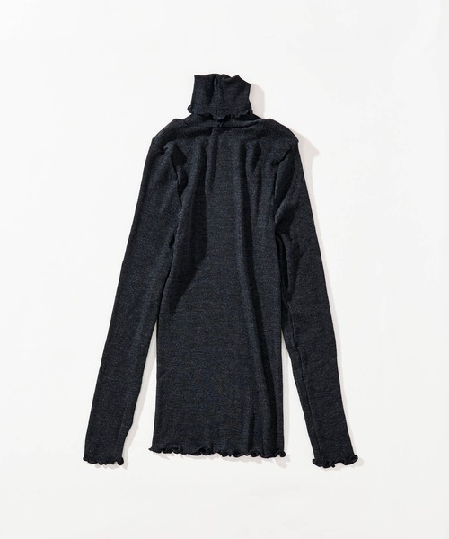 me. / ミードット 】merino washable wool タートルネック me-23309