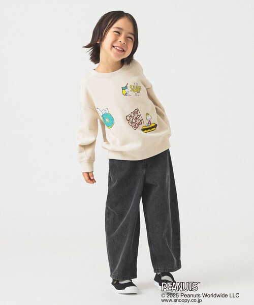 Peanuts 総柄 プリント スウェット 2025FW（90～140cm