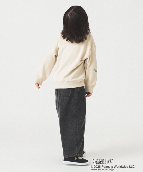 B:MING by BEAMS（ビーミングバイビームス）の「Peanuts 総柄 プリント スウェット 2025FW（90～140cm）（スウェット・キッズ・ダークグリーン/ホワイト系その他5・90/100/110/120/130/140）」の10枚目の写真