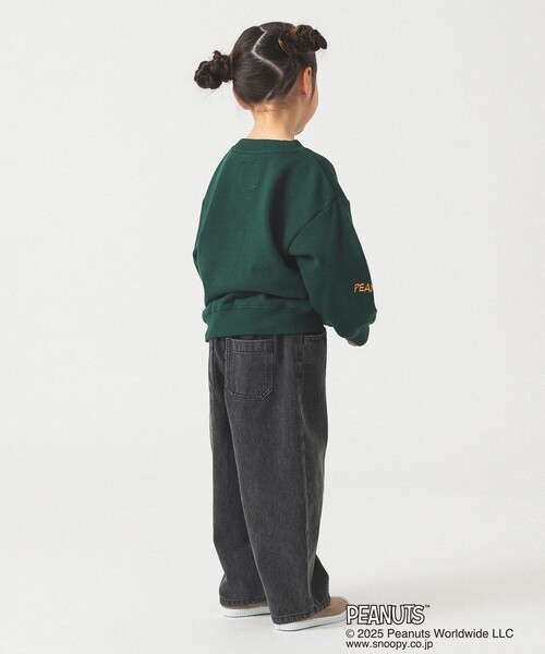B:MING by BEAMS（ビーミングバイビームス）の「Peanuts 総柄 プリント スウェット 2025FW（90～140cm）（スウェット・キッズ・ダークグリーン/ホワイト系その他5・90/100/110/120/130/140）」の13枚目の写真