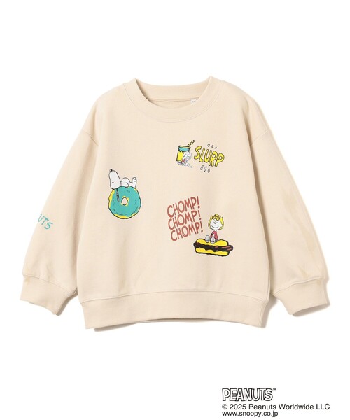 B:MING by BEAMS（ビーミングバイビームス）の「Peanuts 総柄 プリント スウェット 2025FW（90～140cm）（スウェット・キッズ・ダークグリーン/ホワイト系その他5・90/100/110/120/130/140）」の15枚目の写真