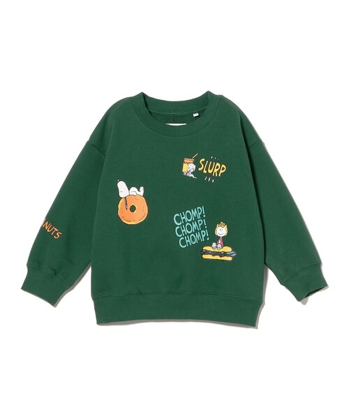 ayane プリントスウェット トップス 38 Peanuts 総柄 プリント スウェット 2025FW（90～140cm