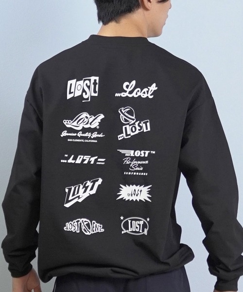 セール】ムラサキスポーツ限定【lost/ロスト】LOGOS LS TEE 機能