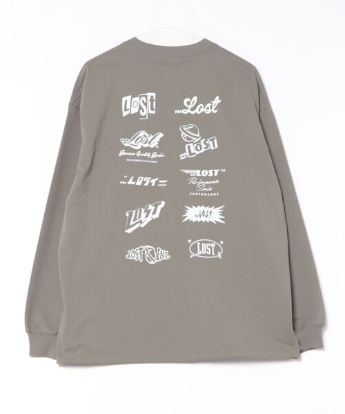セール】ムラサキスポーツ限定【lost/ロスト】LOGOS LS TEE 機能