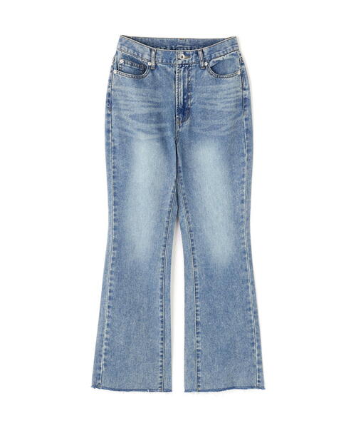 NATURAL BEAUTY BASIC（ナチュラルビューティーベーシック）の「◇ハイライズフレアデニムパンツ（デニムパンツ・レディース・ブラック/ブルー・X-SMALL/SMALL/MEDIUM）」の20枚目の写真