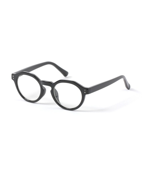 studio CLIP（スタディオクリップ）の「プラボストン型伊達メガネ（メガネ・レディース・ブラック/ブラウン・FREE）」の2枚目の写真