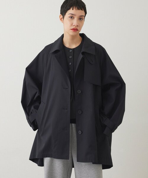 THE PAUSE】ショートバルマカンコート（ステンカラーコート）｜THE
