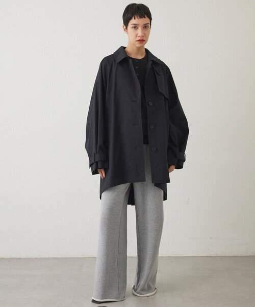 THE PAUSE】ショートバルマカンコート（ステンカラーコート