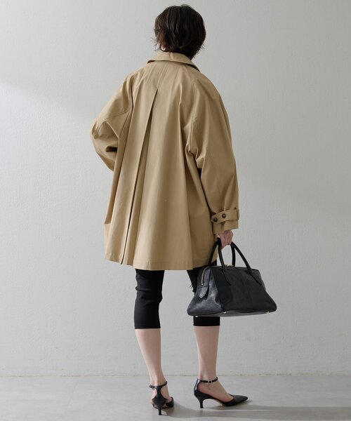 セール】【THE PAUSE】ショートバルマカンコート（ステンカラーコート