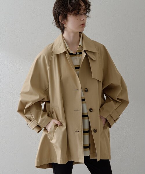 cantate バルカマーンコート 48 ベージュ WEST POINT | バルマカンコート - UNISEX / ATON | ファッション