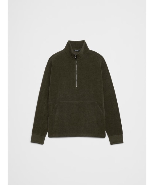 BANANA REPUBLIC FACTORY STORE(バナナリパブリック ファクトリーストア)の「BANANA REPUBLIC FACTORY STORE ニットハーフジップスウェットシャツ(スウェット・メンズ・ベージュ/ダークグリーン・L/S/M/XL)」の5枚目の写真