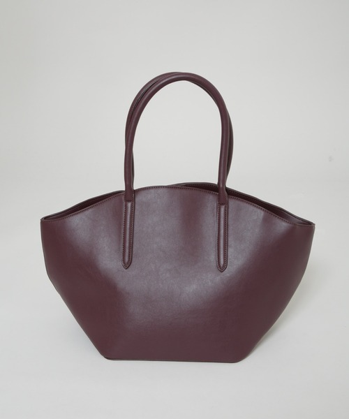 NANO universe（ナノユニバース）の「ラウンドシンプルトートバッグ（トートバッグ・レディース・ブラック/ライトグレー/ブラウン・FREE）」の11枚目の写真