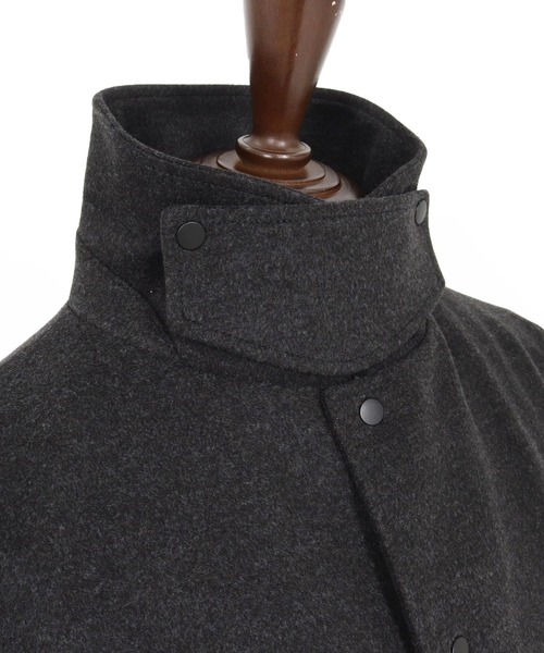 CALL&RESPONSE（コールアンドレスポンス）の「mj10892-ステンカラーコート-スーパーストレッチ（ステンカラーコート・メンズ・チャコール/ブラウン・2/4/5）」の21枚目の写真